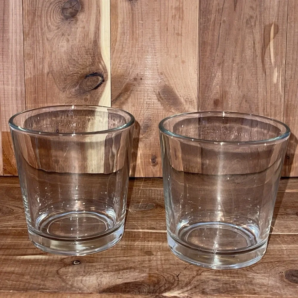 Anchor Hocking Heavy Base Barware Rocks Glass #34 On Bottom Old Fashioned
